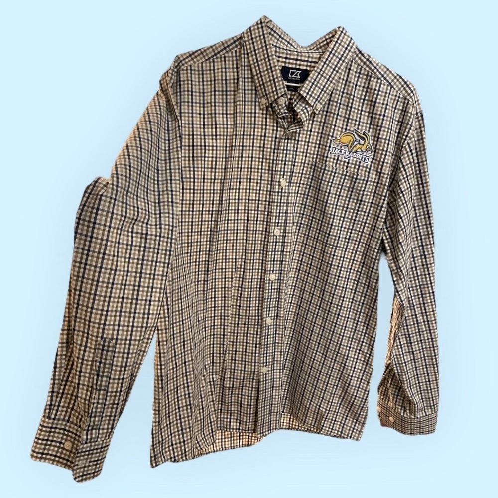 South Dakota State University embroidered dress shirt - Perfect for tailgating!